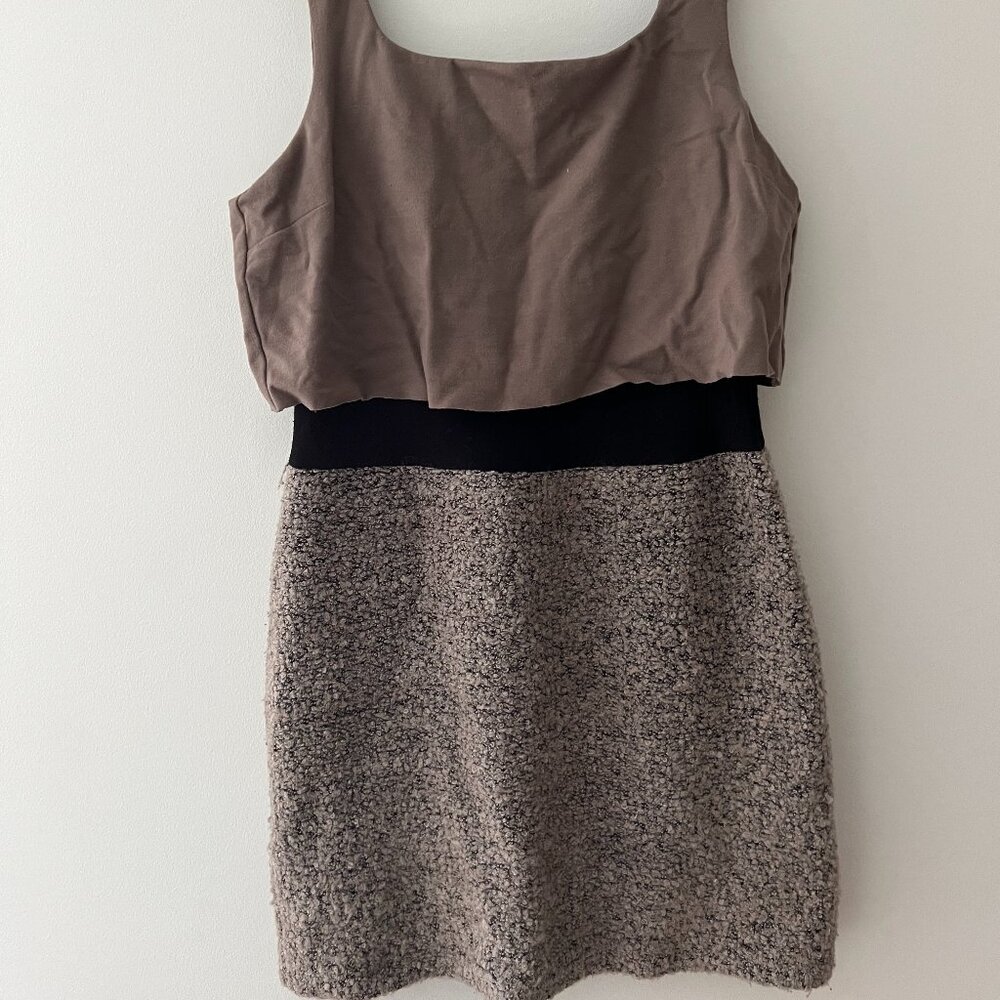 Bailey 44 Double Layered Boucle Dress Size Large